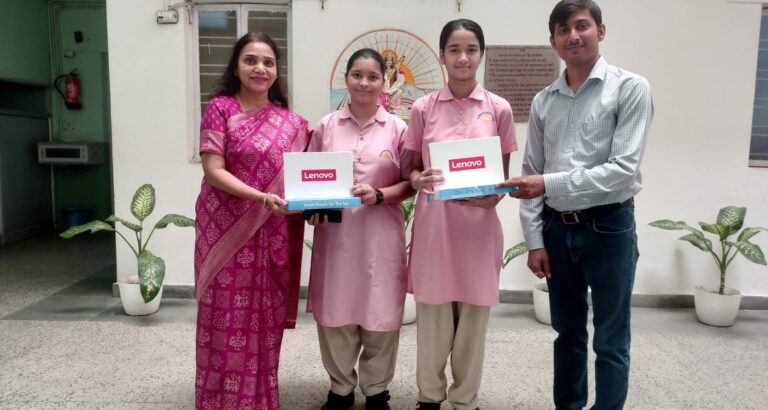 Salwan Girls Shine at Shell Changemakers: Lenovo Tablets Awarded to Class 9 Innovators